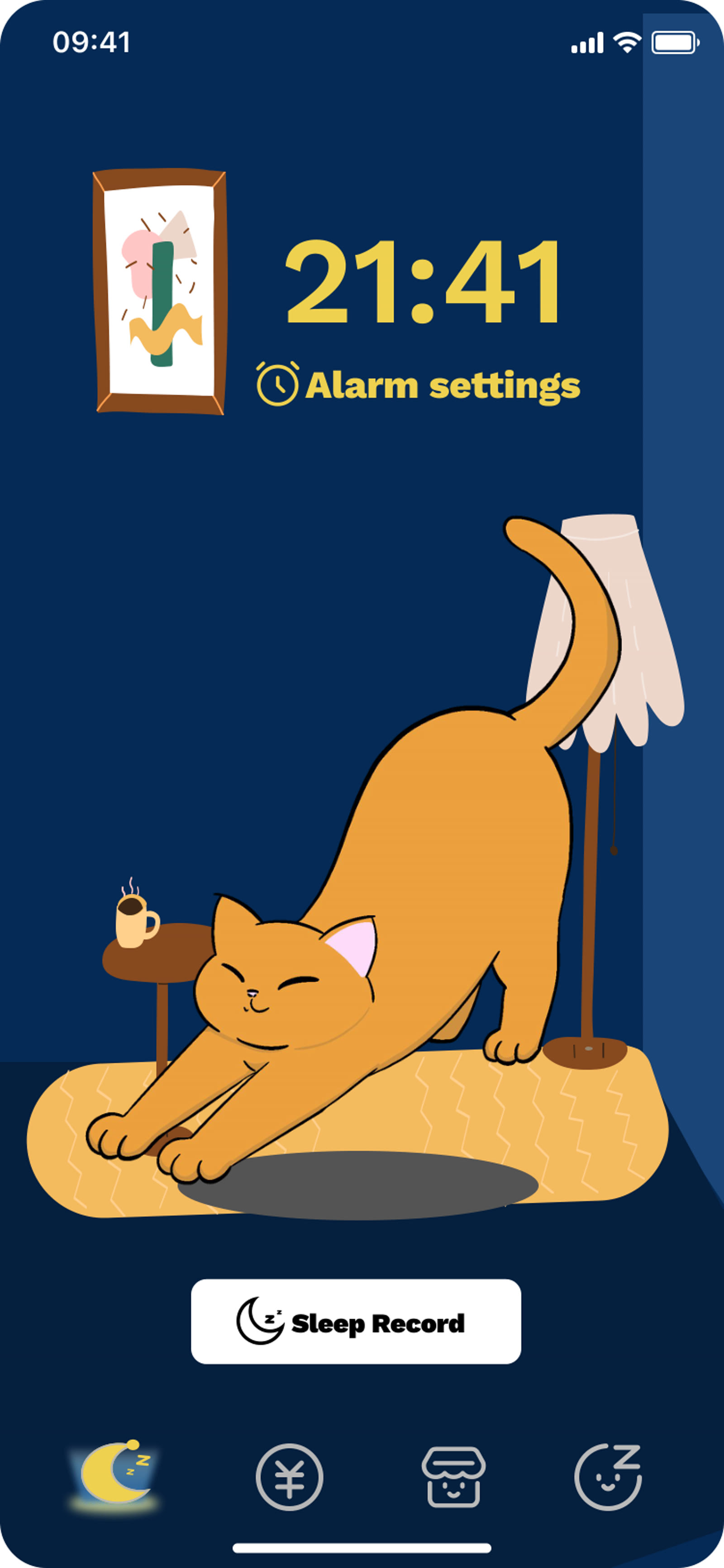 Home screen alternate layout